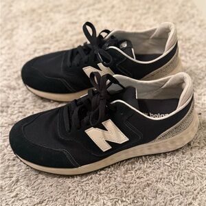 New Balance Women’s Black and White Sneakers